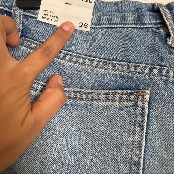 NWOT Free People We The Free Holly Bootcut Jeans - Picture 14 of 15
